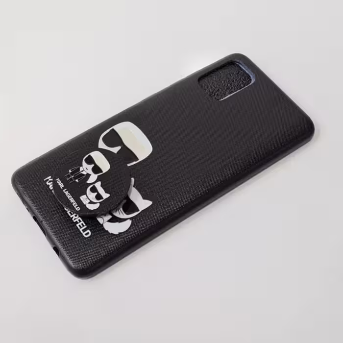 کاور طرح کارل کد 511 مناسب برای گوشی موبایل سامسونگ Galaxy A51 به همراه پاپ سوکت