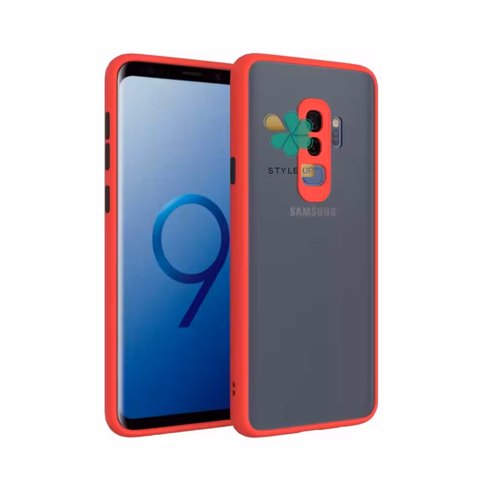 قاب گوشی سامسونگ Galaxy S9 Plus مدل پشت مات محافظ لنزدار