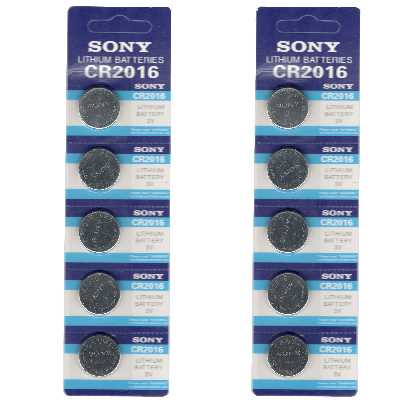 باتری سکه ای سونی مدل CR2016 بسته 10 عددی