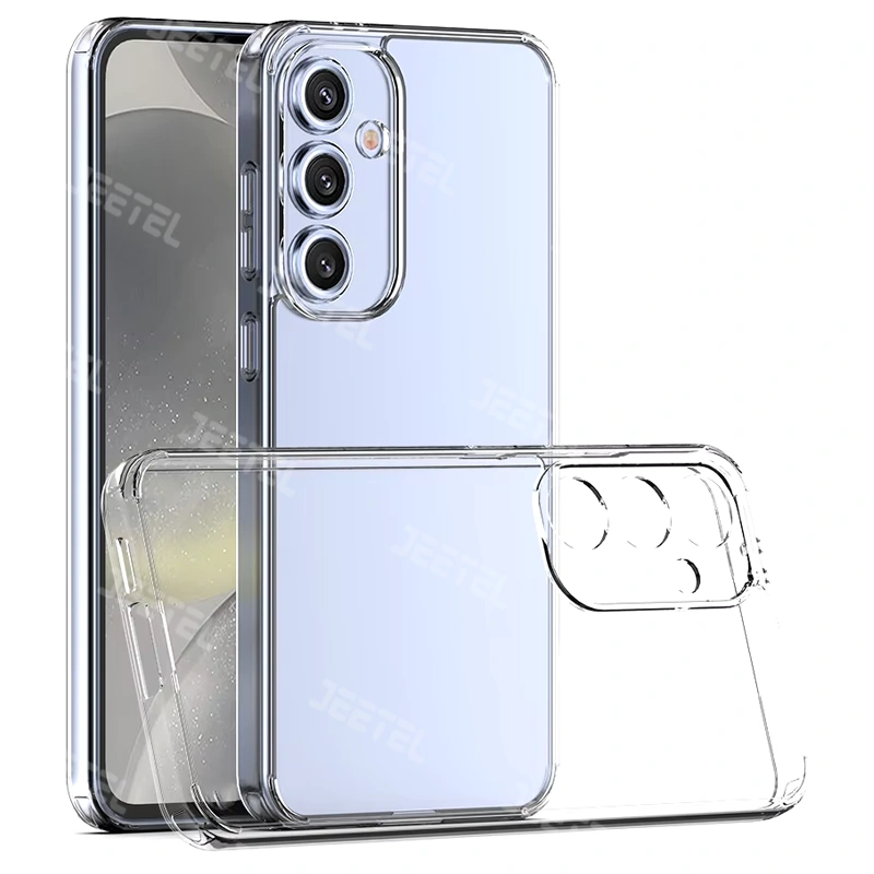 قاب گوشی Samsung Galaxy S24 FE مدل ژله ای محافظ لنزدار