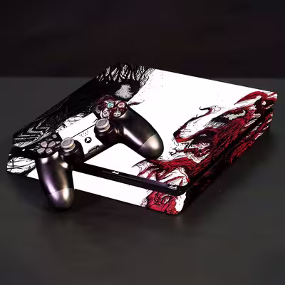 برچسب پلی استیشن ۴ مدل venom artwork hd marvel کد PSS-381