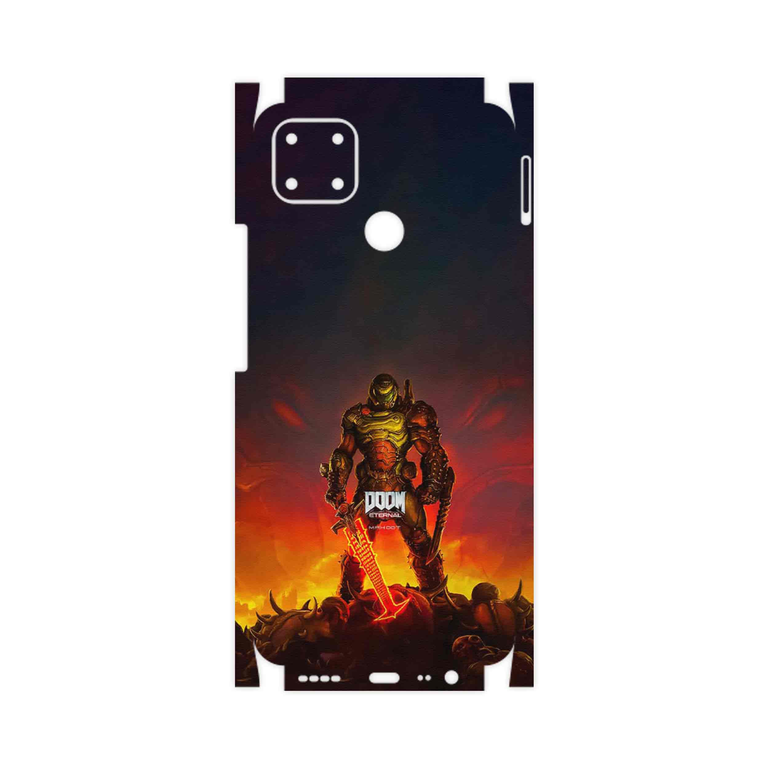 برچسب پوششی ماهوت مدل DOOM Game Series-FullSkin مناسب برای گوشی موبایل ریلمی C25s