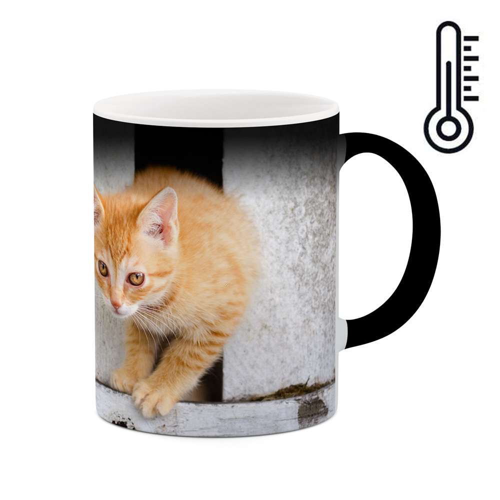 ماگ حرارتی طرح گربه مدل mgh11287