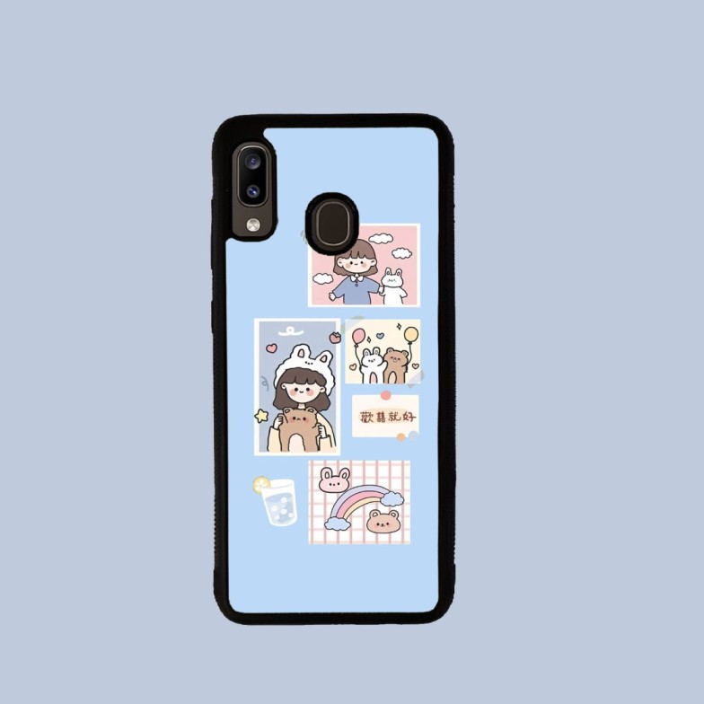 کاور گارد قاب مناسب برای گوشی موبایل سامسونگ A20 -کد 2134