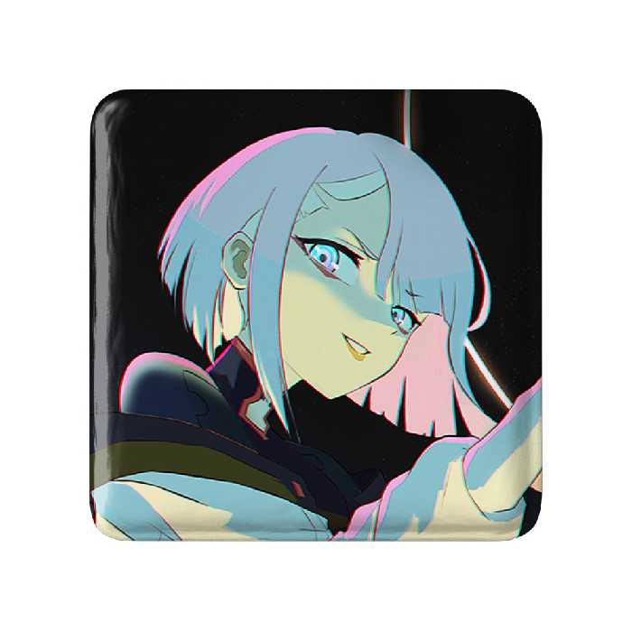 پیکسل خندالو مدل لوسی انیمه سایبر بانک Cyberpunk کد 22442