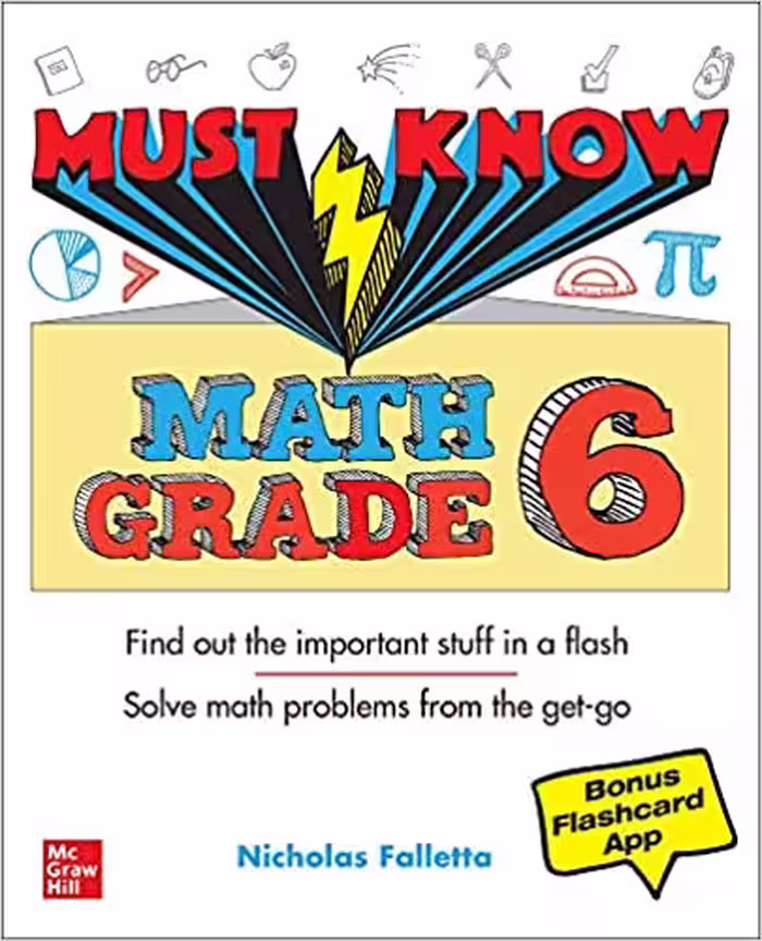 [EPUB] دانلود کتاب Must Know Math Grade 6, 2020