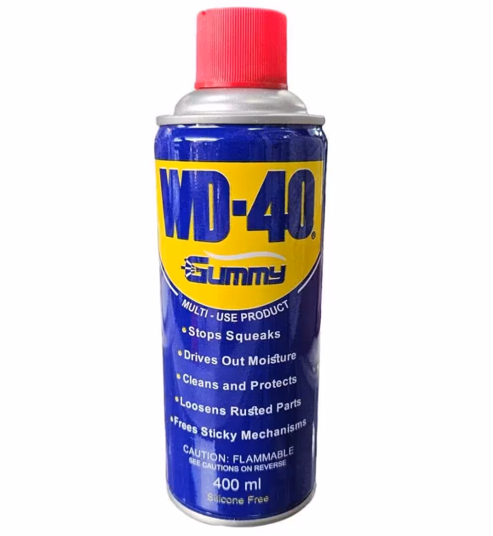 اسپری روان کننده WD-40 مدل GUMMY حجم 400 میلی لیتر