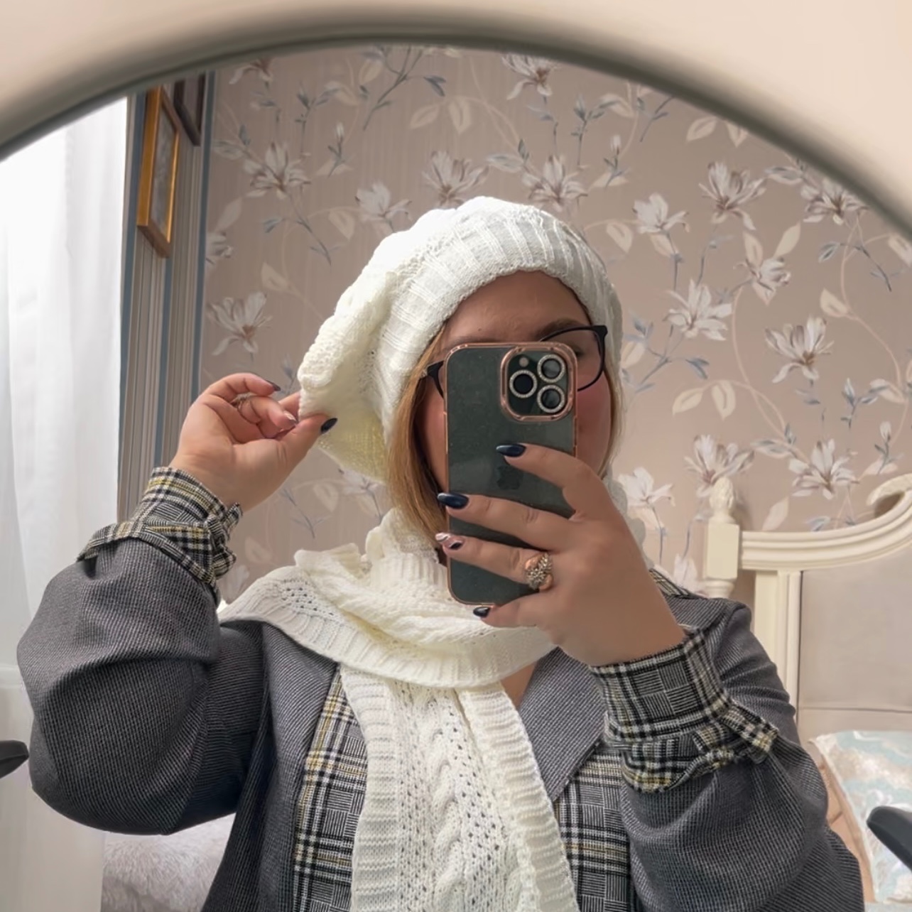 شال و کلاه زنانه فرانسوی درجه یک کلاه زنانه فرانسوی