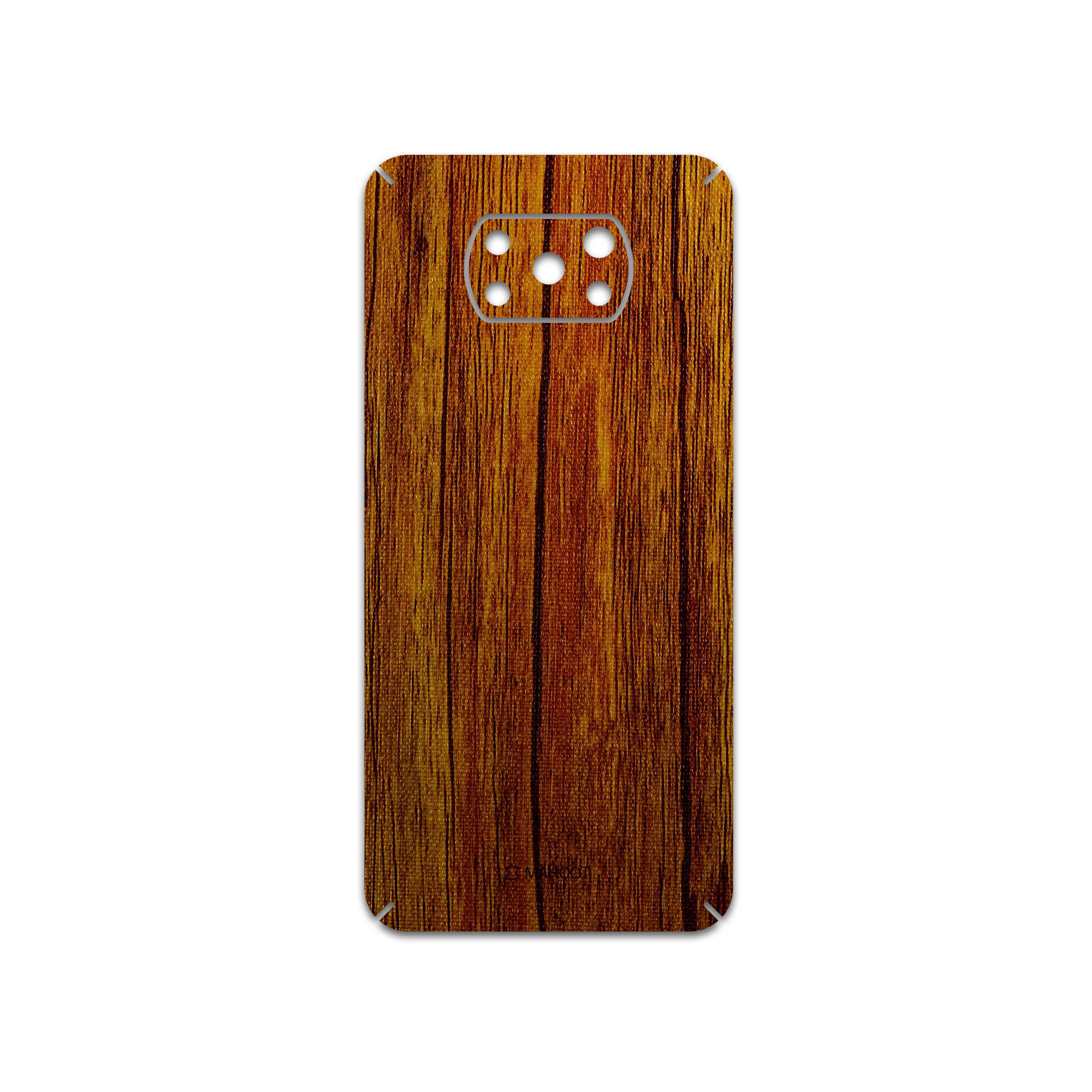 برچسب پوششی ماهوت مدل Orange-Wood مناسب برای گوشی موبایل شیائومی Poco X3 NFC