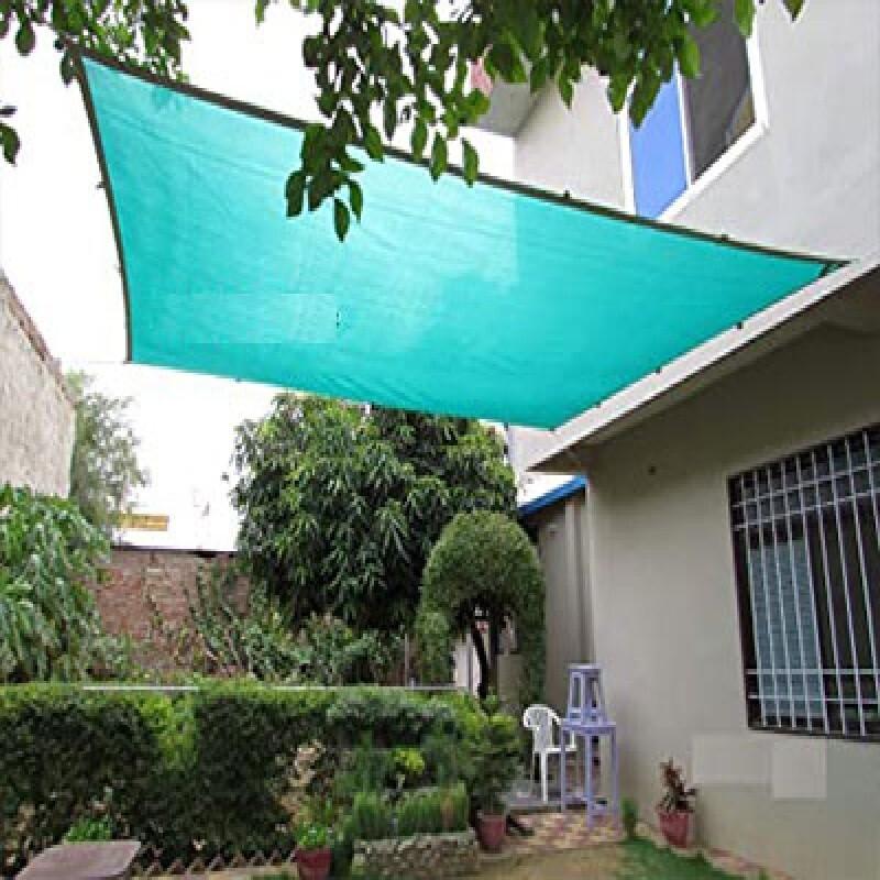 شید سایبان 80درصد  2در4 دور دوزی شده همراه با حلقه نصب