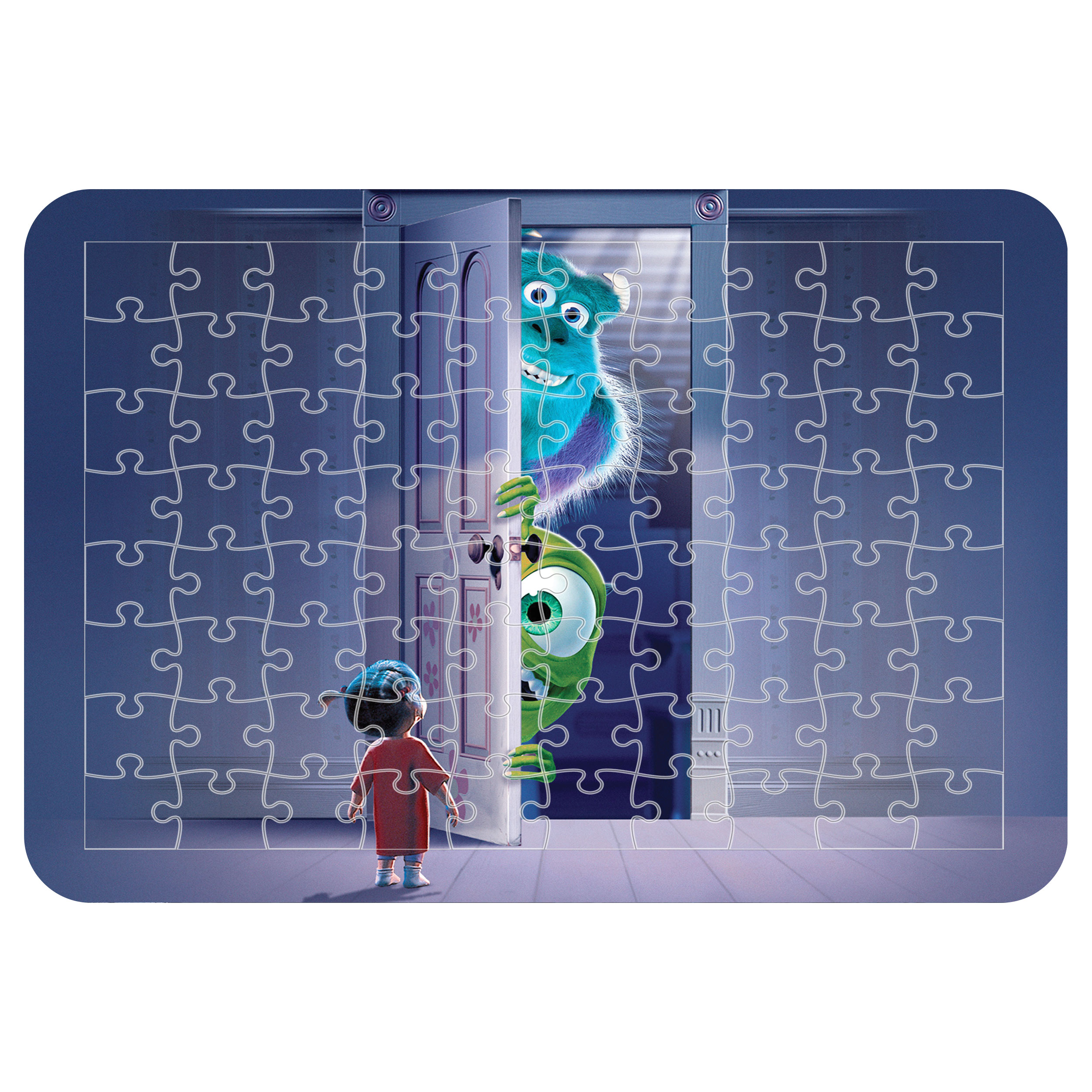 پازل 54 تکه اطلس آبی طرح کارتون کارخانه هیولا ها مدل P1190