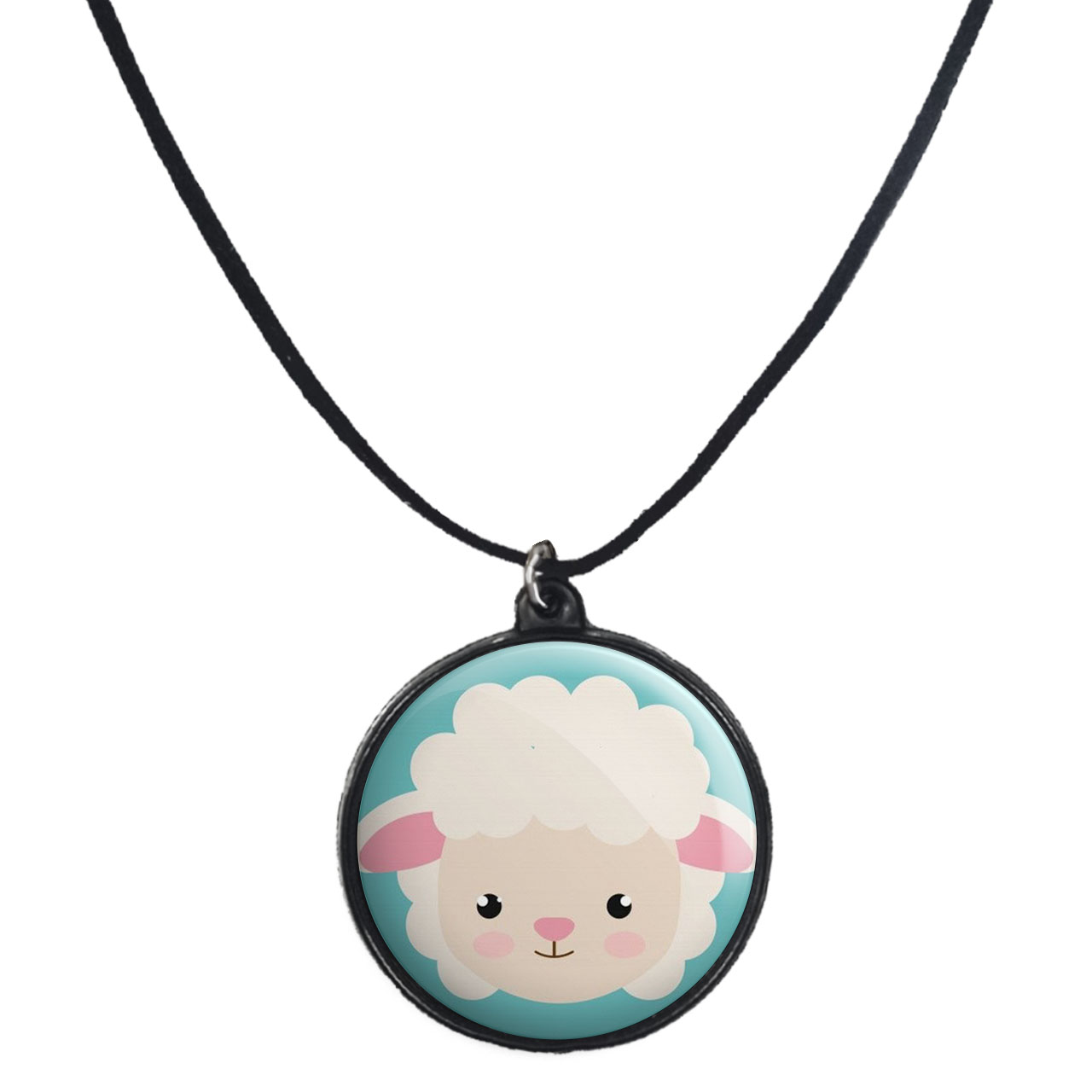 گردنبند پرمانه طرح حیوانات کیوت کد pmb.21379 مدل دو طرفه