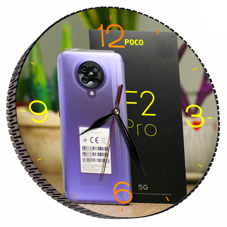 ساعت دیواری مدل تلفن همراه