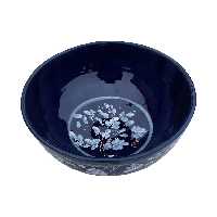 کاسه سفالی طرح گل