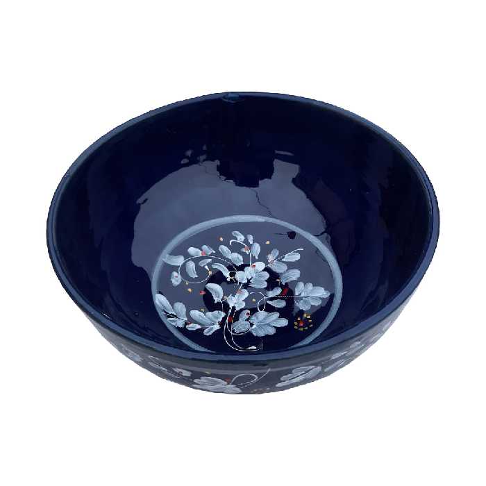 کاسه سفالی طرح گل