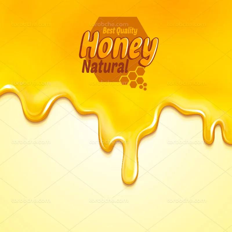 وکتور شهد عسل | گرافیک با طعم تربچه