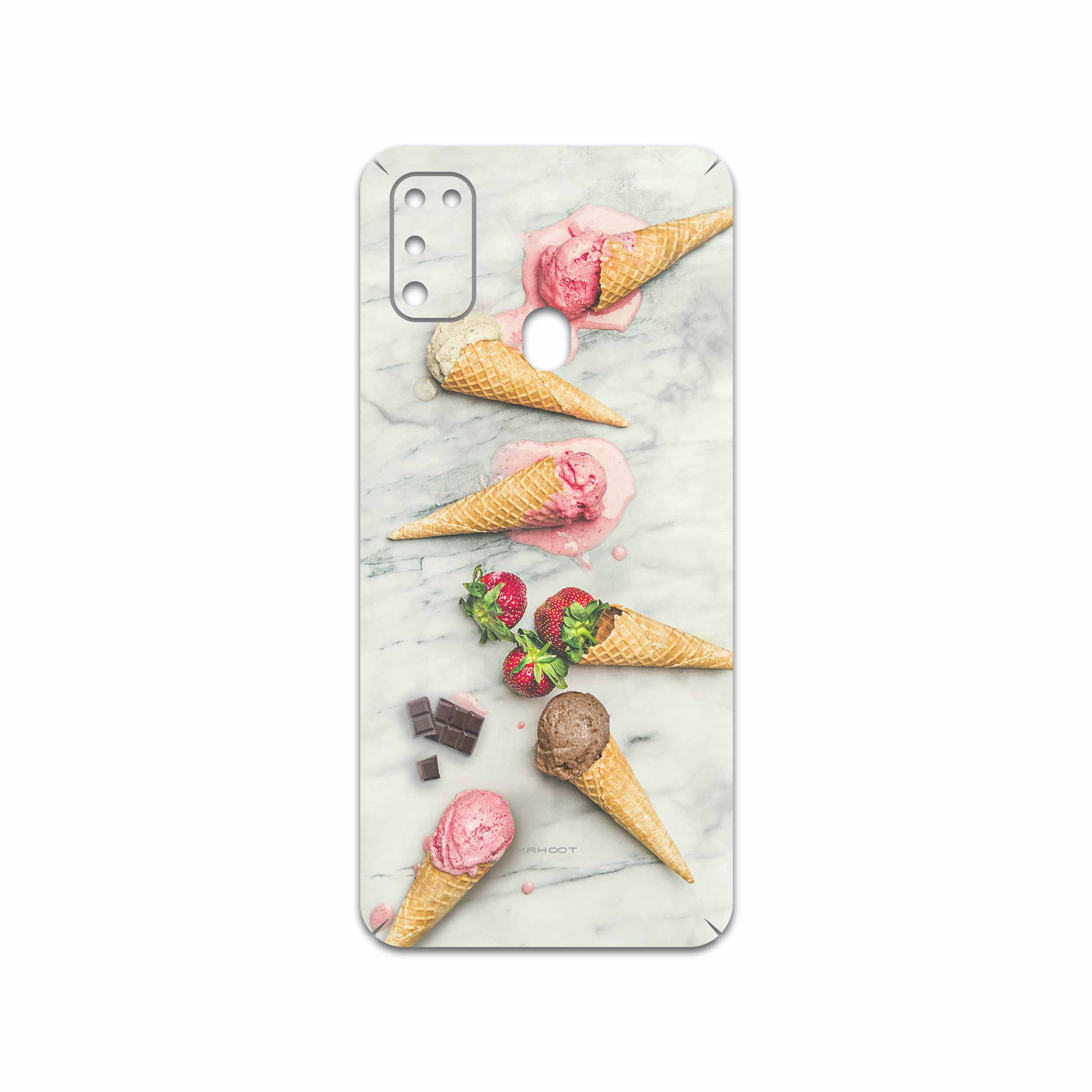 برچسب پوششی ماهوت مدل Funnel ice cream مناسب برای گوشی موبایل سامسونگ Galaxy M30s