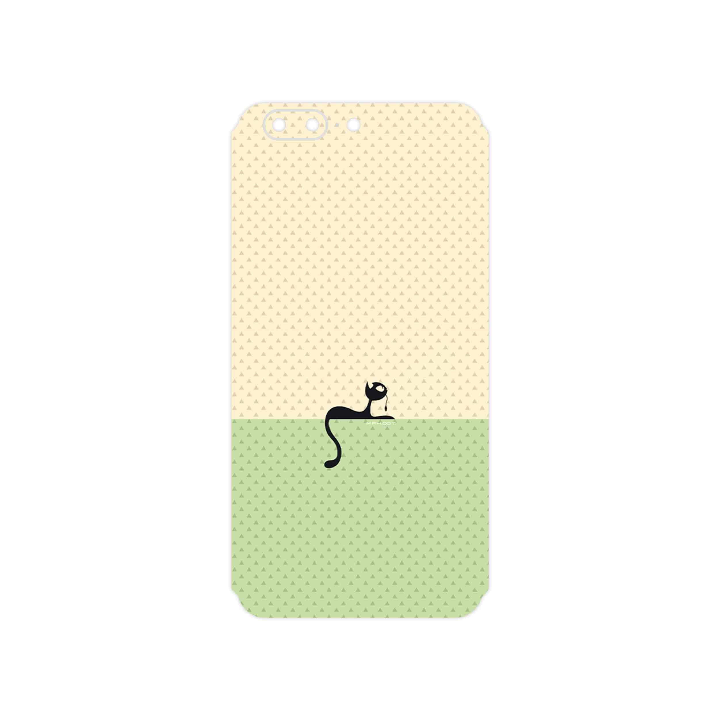 برچسب پوششی ماهوت مدل Minimal Internet Cat Icon مناسب برای گوشی موبایل وان پلاس 5