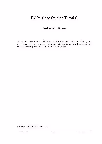 خرید و دانلود نسخه کامل کتاب BGP-Case-Studies