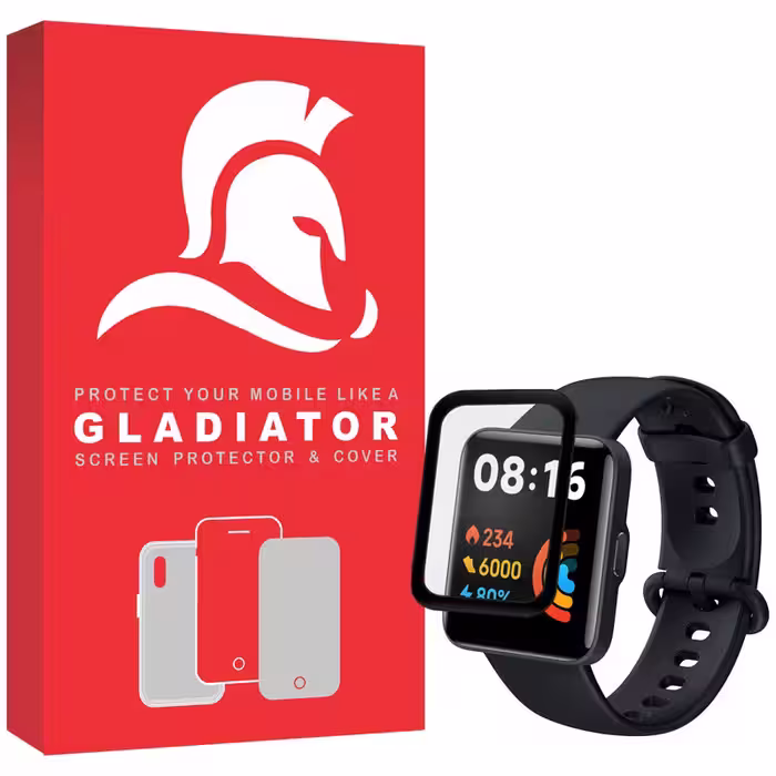 محافظ صفحه نمایش گلادیاتور مدل GWP1000 مناسب برای ساعت هوشمند شیائومی Redmi Watch 2 Lite | کالا برتری