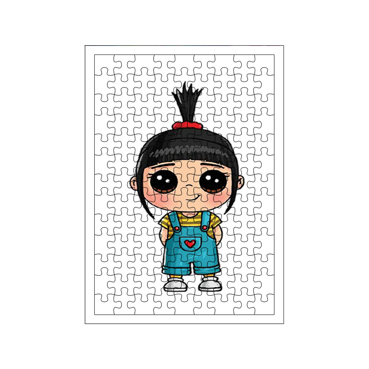 پازل 117 تکه مدل دختر کد 181