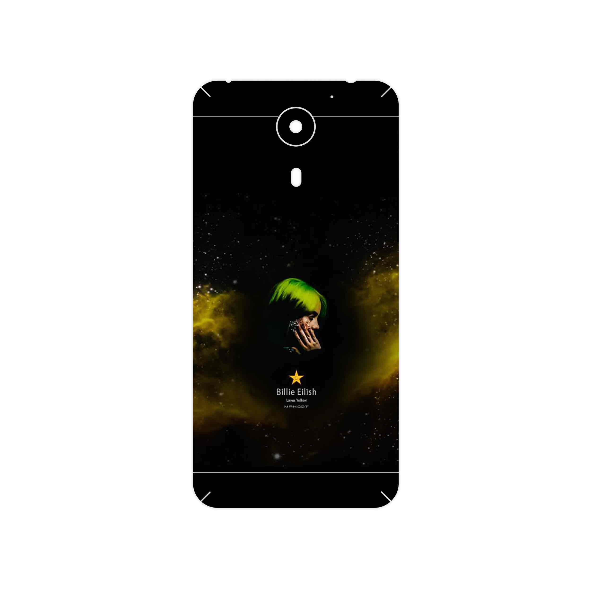 برچسب پوششی ماهوت مدل Billie Eilish مناسب برای گوشی موبایل یومی Plus