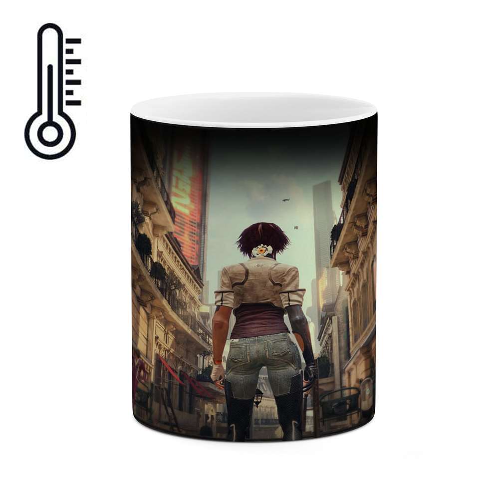 ماگ حرارتی کاکتی طرح شهر مدل mgh13334