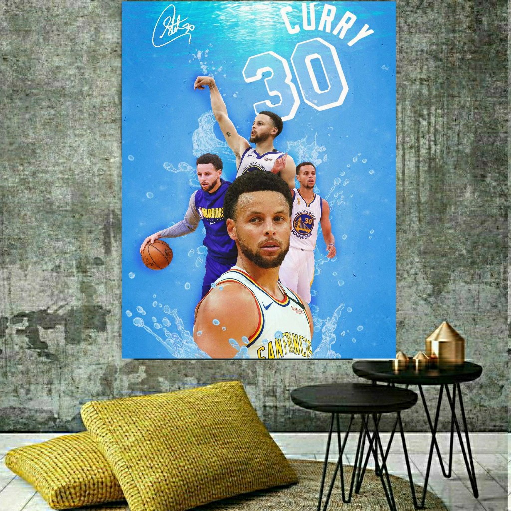 تابلو بوم طرح ستاره بسکتبال جهان مدل استفن کری کد SDB3916