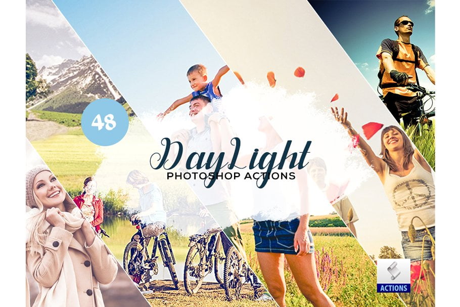 دانلود 48 DayLight Photoshop Actions – اکشن فتوشاپ