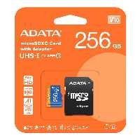 کارت حافظه‌ microSDXC ای دیتا مدل premier کلاس 10 استاندارد UHS-I U1 سرعت 100 MBps ظرفیت 256 گیگابایت به همراه آداپتور SD | کالا مکس