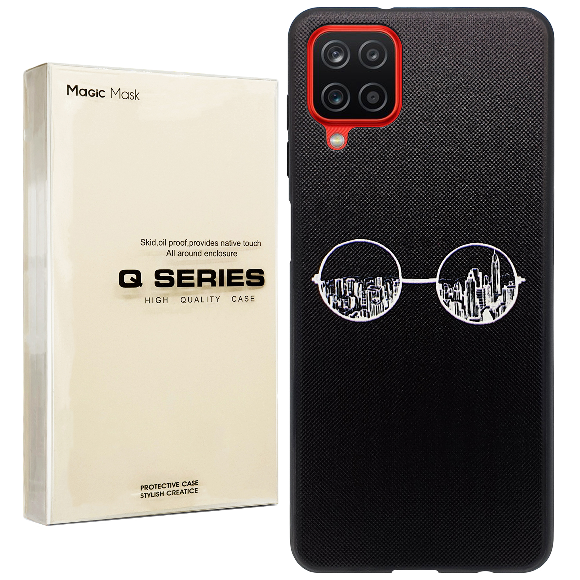 کاور مجیک مسک مدل full colour مناسب برای گوشی موبایل سامسونگ Galaxy A12 