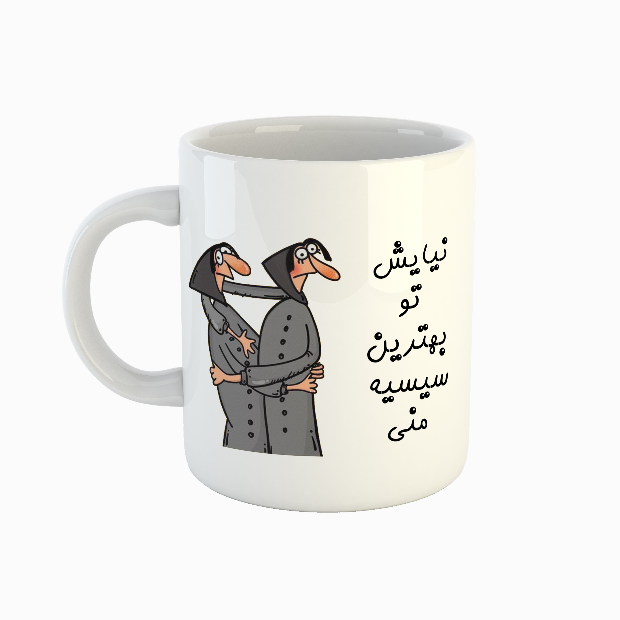 ماگ طرح اسم نیایش مدل بهترین خواهر