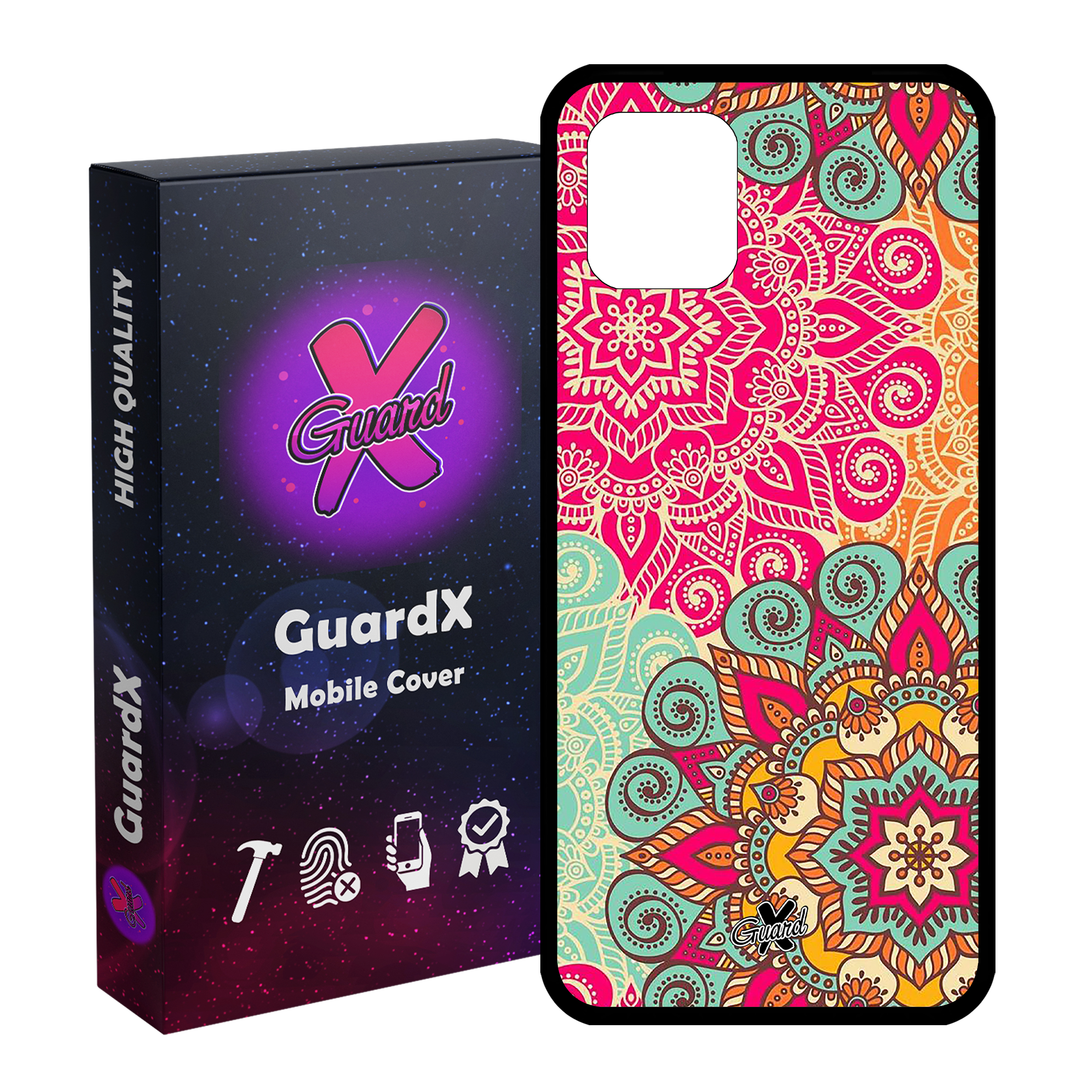 کاور گارد ایکس طرح Mandala مدل Glass10214 مناسب برای گوشی موبایل سامسونگ Galaxy Note 10 Lite