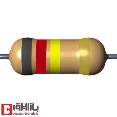 مقاومت 820 کیلو اهم 2 وات 5 درصد