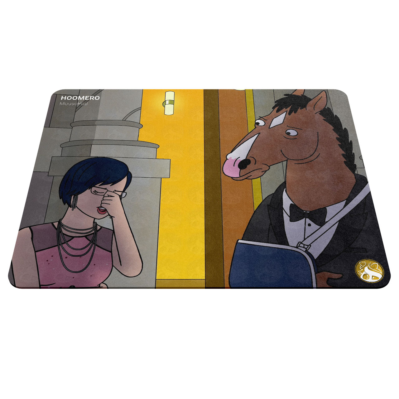 ماوس پد هومرو مدل A3187 طرح BoJack Horseman