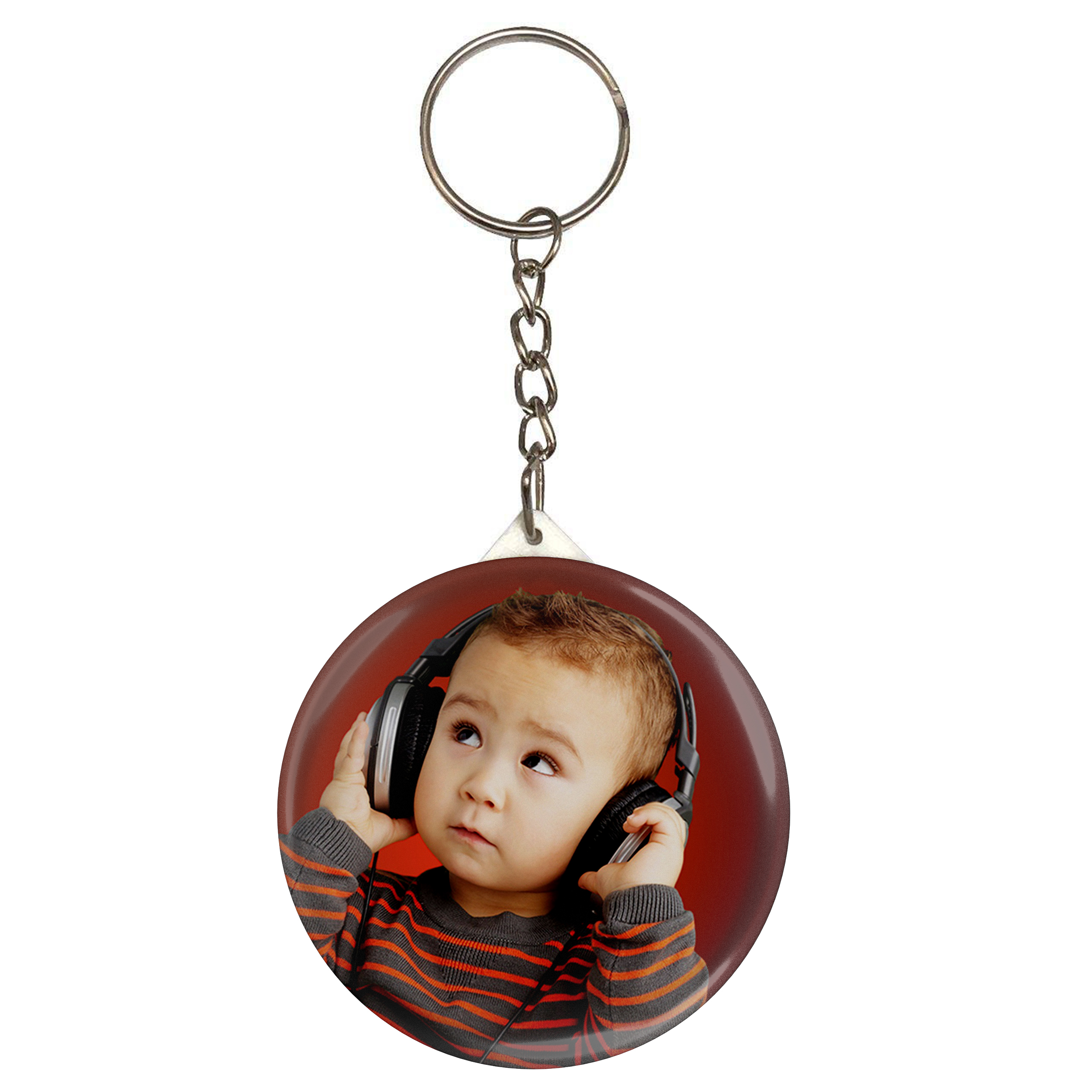 جاکلیدی طرح کودک پسر و هدفون مدل S9648