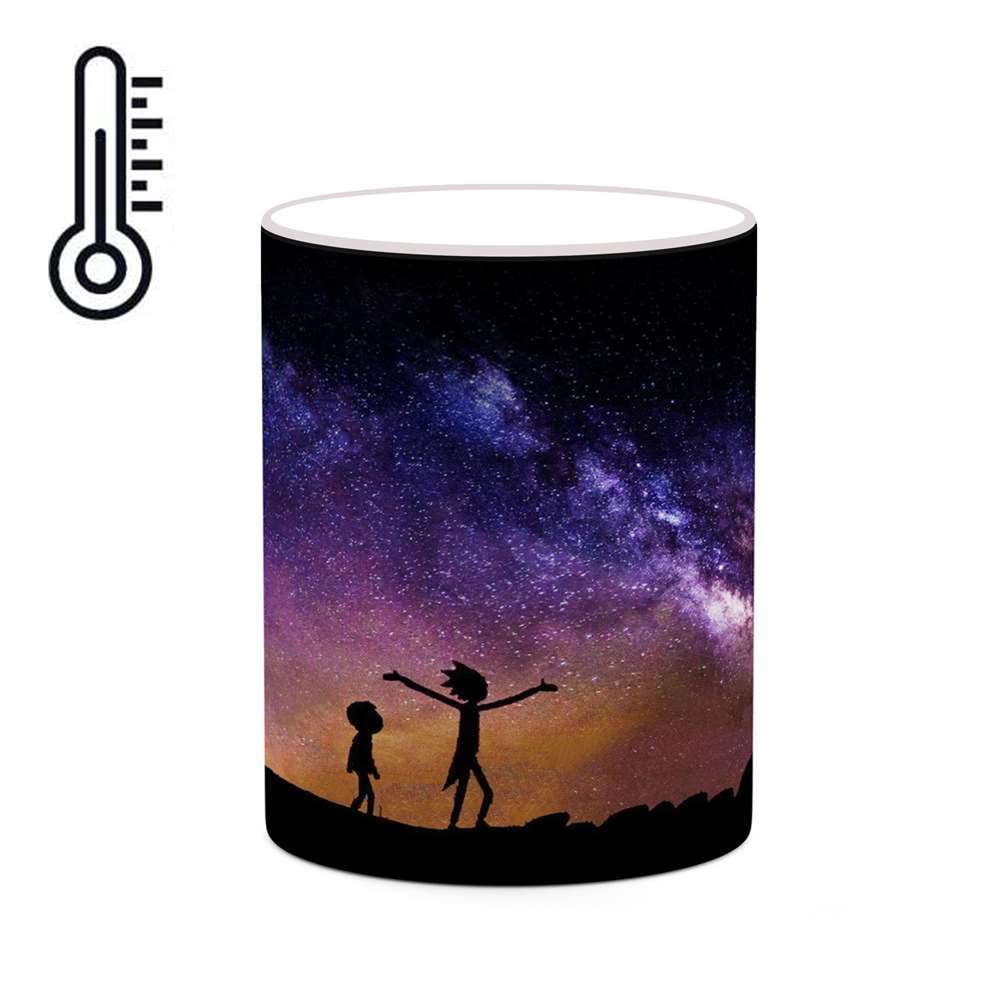 ماگ حرارتی کاکتی طرح کارتون ریک اند مورتی مدل mgh23576