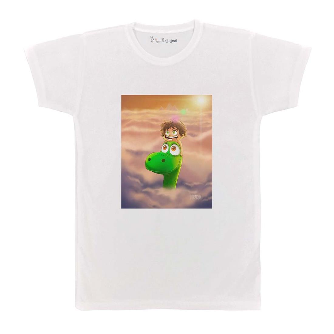تی شرت بچگانه پرمانه طرح دایناسور خوب کد pmt.5091