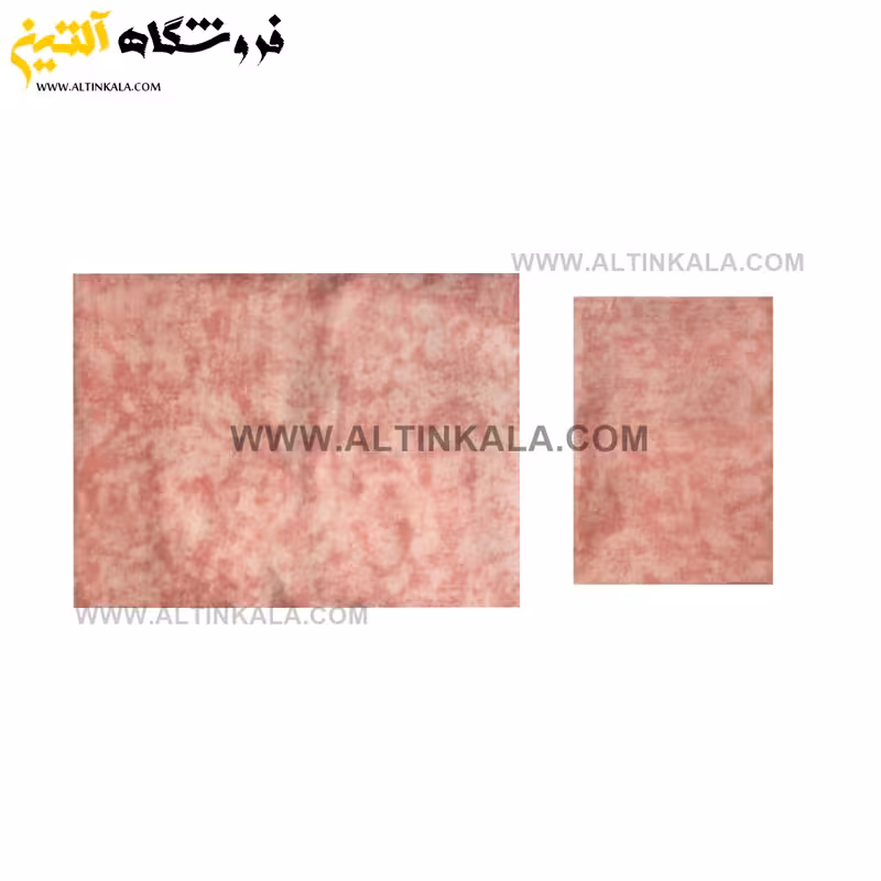 سرویس ملحفه کشدوز یکنفره دوتکه سایز 120×200 طرح پتینه رنگ صورتی