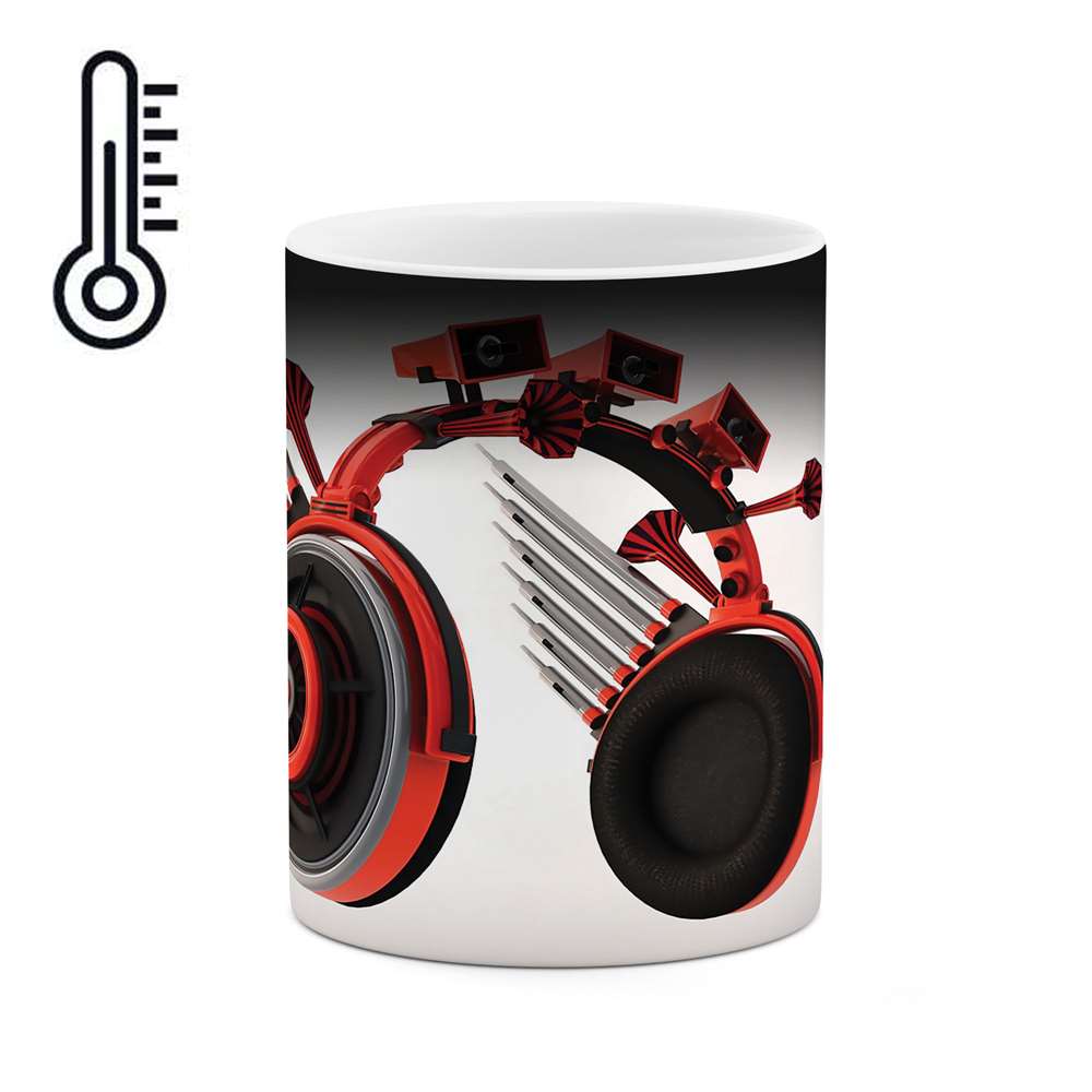 ماگ حرارتی طرح هدفون مدل mgh04223