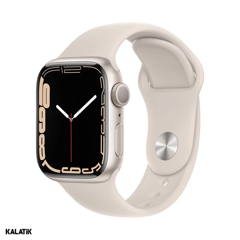 اپل واچ سری 7 مدل 45mm بدنه آلومینیوم با بند سیلیکونی