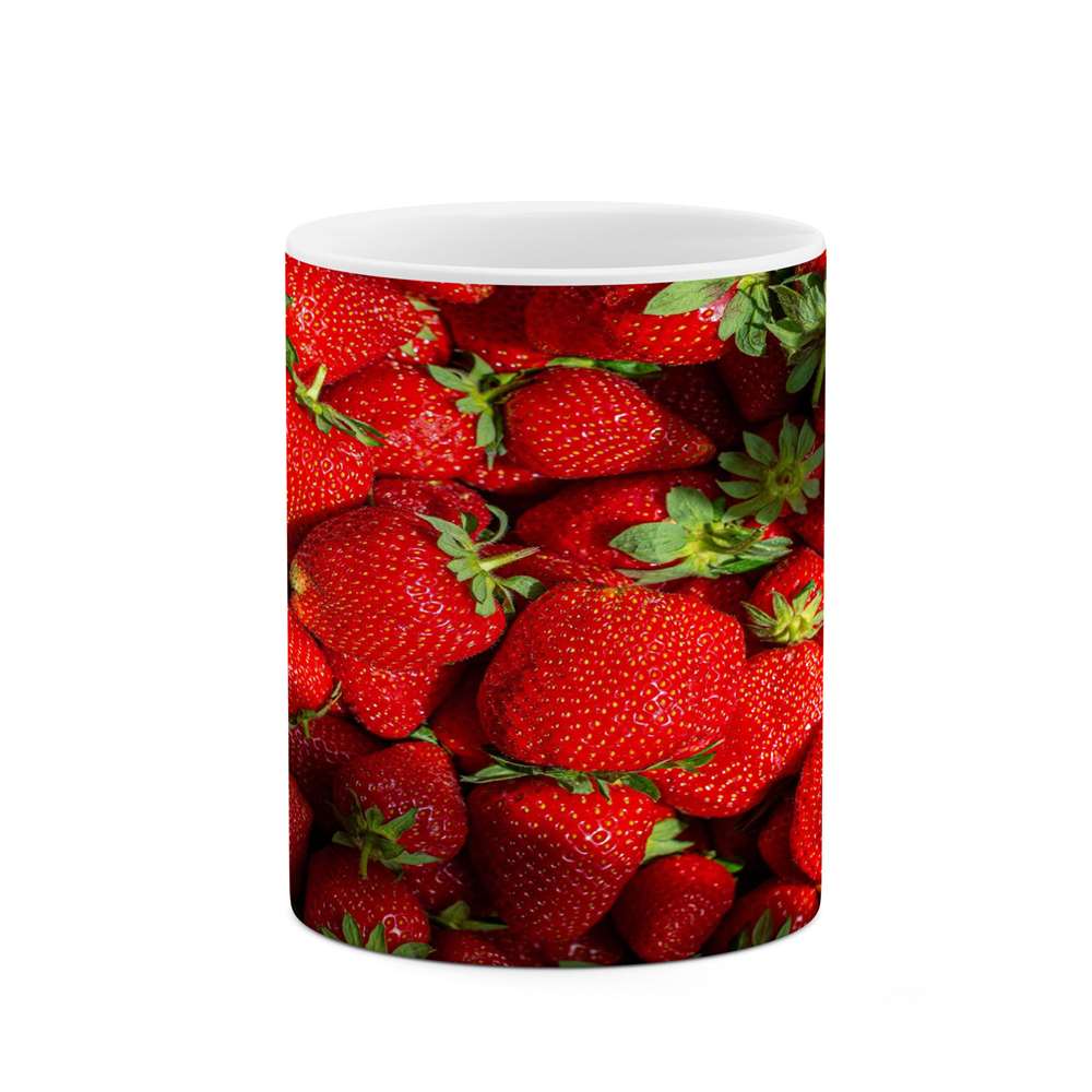 ماگ کاکتی طرح توت فرنگی مدل mgs16035