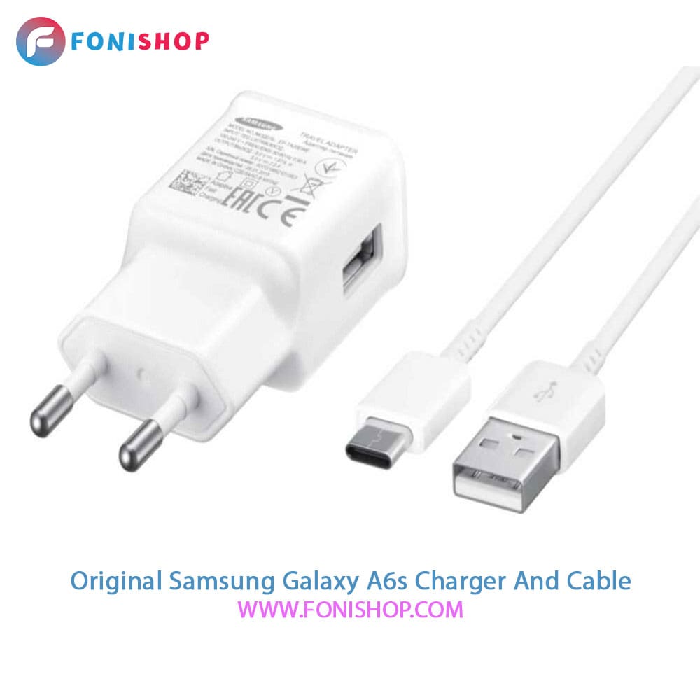 کابل و شارژر اصلی سامسونگ Samsung Galaxy A6s