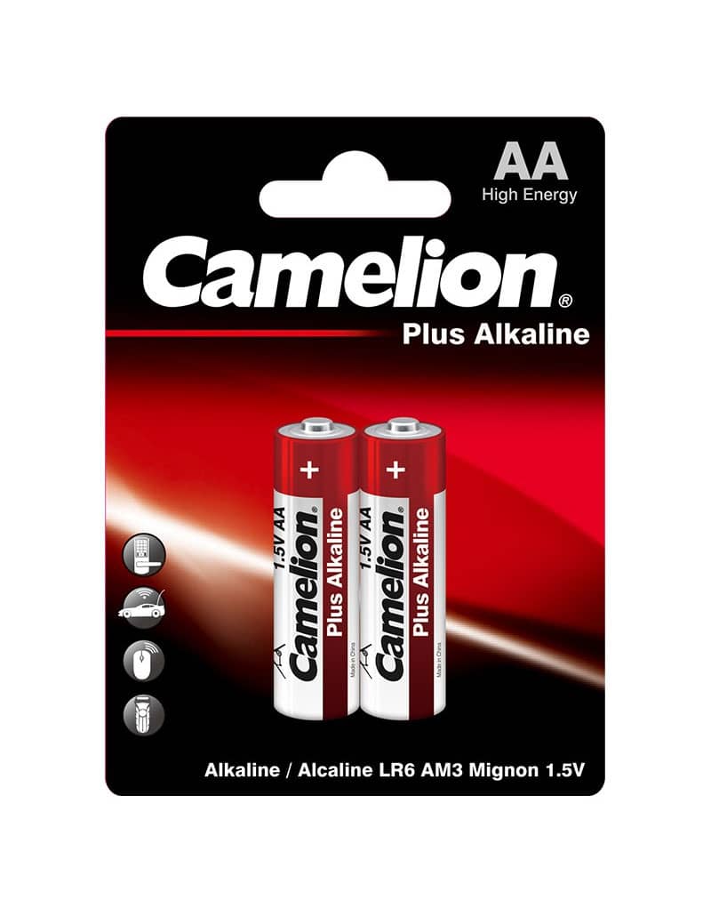 باتری کملیون Plus Alkaline سایز قلمی AA