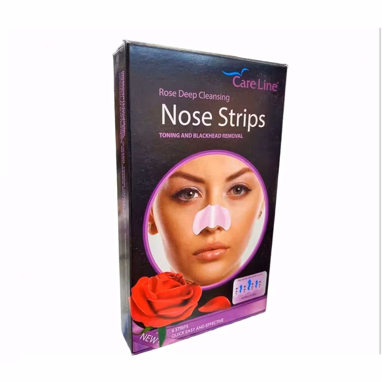 چسب‌ پاک کننده بینی کرلاین مدل Rose Deep Cleansing بسته 6 عددی