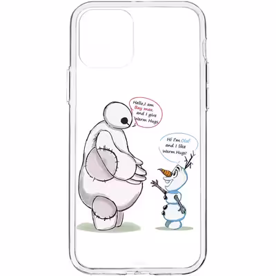 کاور طرح Olaf &amp; Baymax مناسب برای گوشی موبایل اپل iPhone 11 Pro 