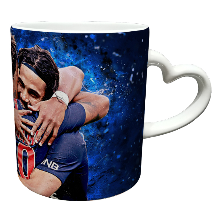 ماگ مدل دسته قلبی طرح نیمار کد 63