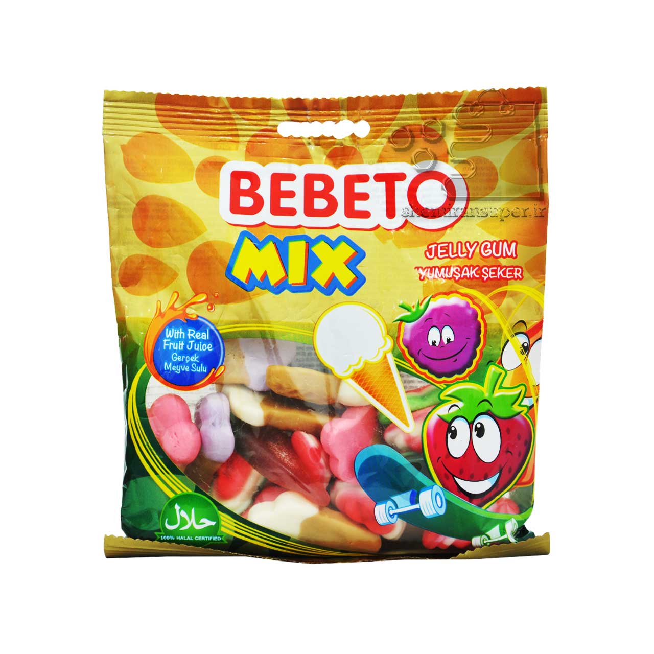 پاستیل میکس 165 گرم ببتو - bebeto
