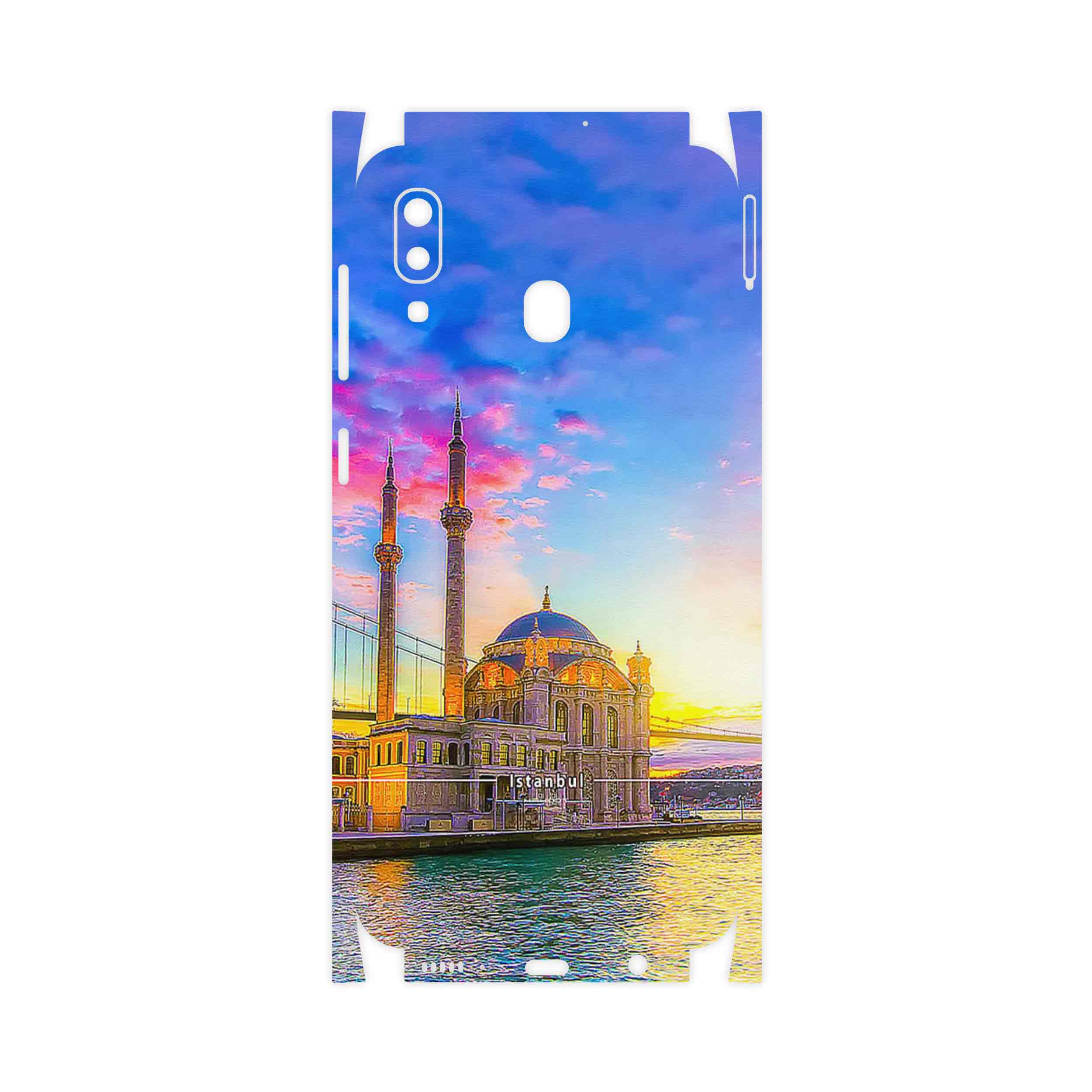 برچسب پوششی ماهوت مدل City of Istanbul-FullSkin مناسب برای گوشی موبایل سامسونگ Galaxy A20