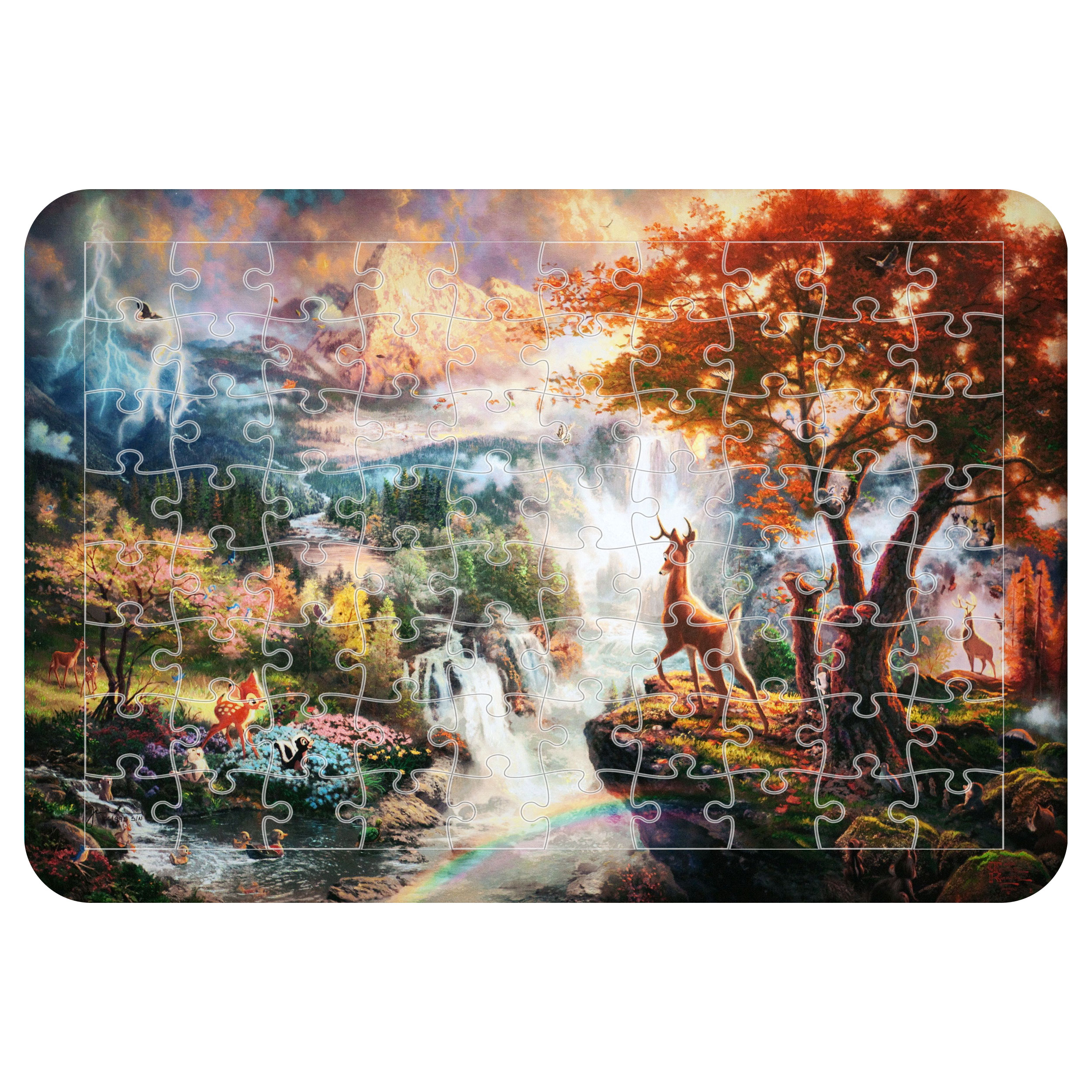 پازل 54 تکه اطلس آبی طرح کارتون بامبو مدل P1503